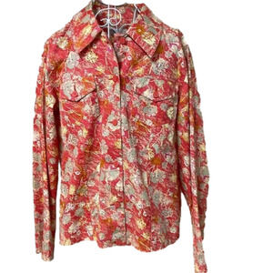 Floral Button Up  Women's Shacket